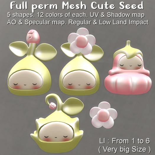 * Full Perm Mesh * Cute Seeds *