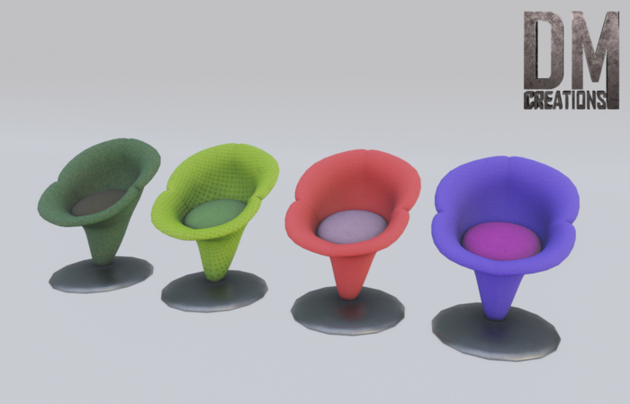 Flower Chair Full Perm Mesh