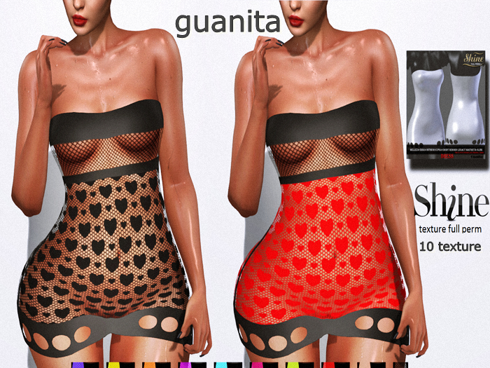 AJ   [SHINE FULL PERM] DRESS GUANITA  _TEXTURE FULL PERM