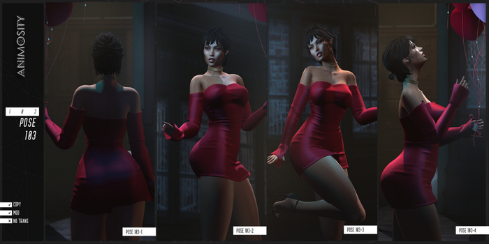 Animosity -  103 Pose Pack w/Prop 