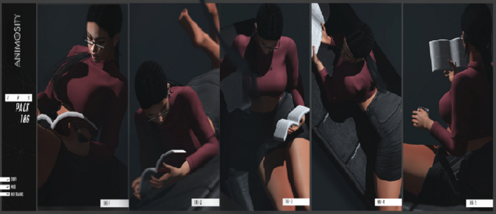 Animosity - 106 Pose Pack w/Props  