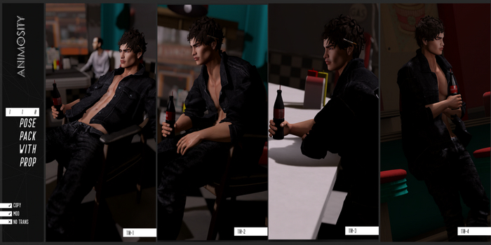 Animosity - 110 Pose Pack w/Props  