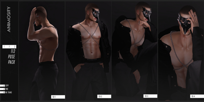 Animosity - 112 Pose Pack   
