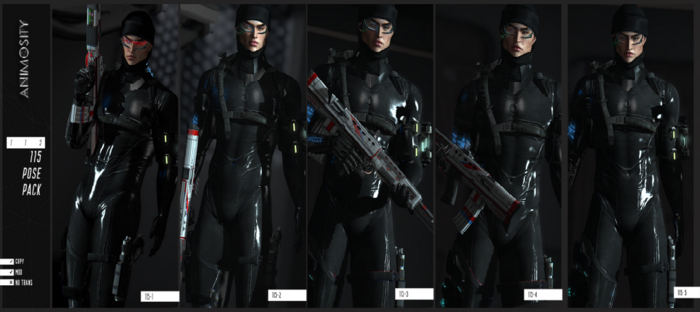 Animosity - 115 Pose Pack w/Props  