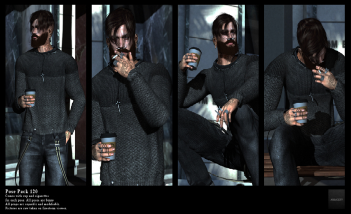Animosity - 120 Pose Pack w/props 