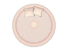 Lovers rug - Cream Pastels with 10 couple snuggles & kisses - perfect for indoors, beach, garden or terrace