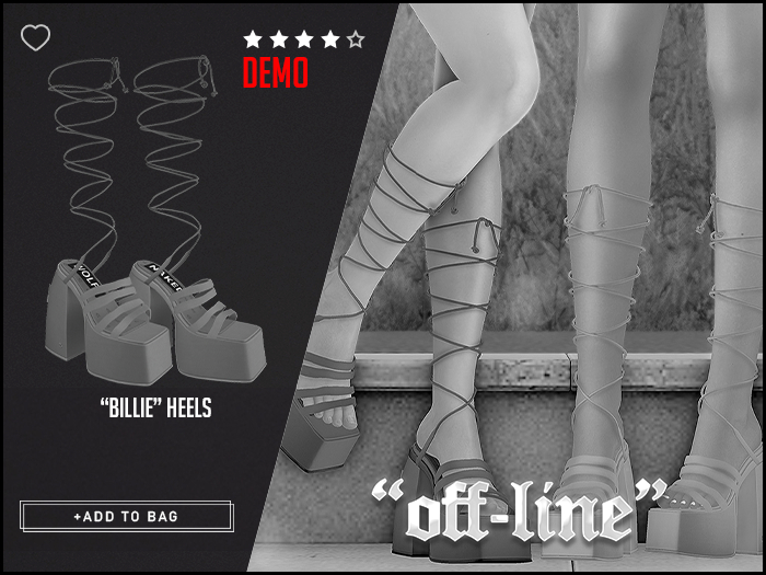 "Off-Line" x "Billie" Heels / Demo