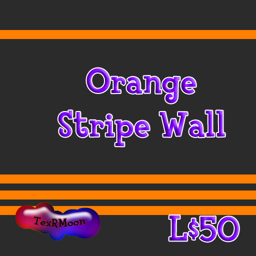 Orange Stripe Wall