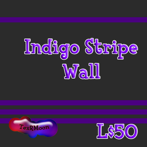 Indigo Stripe Wall