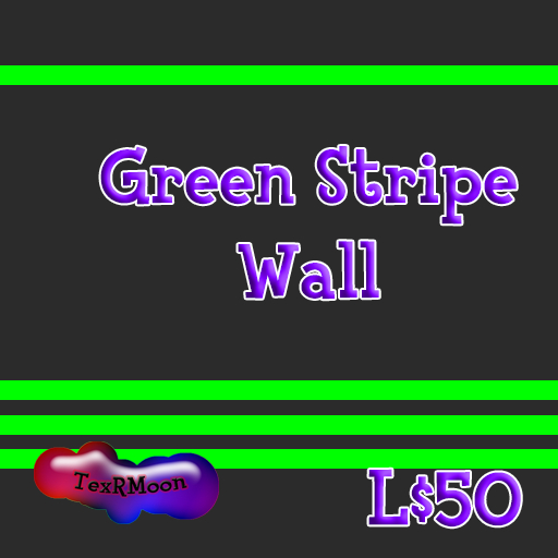 Green Stripe Wall