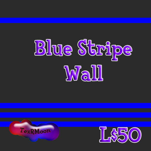 Blue Stripe Wall