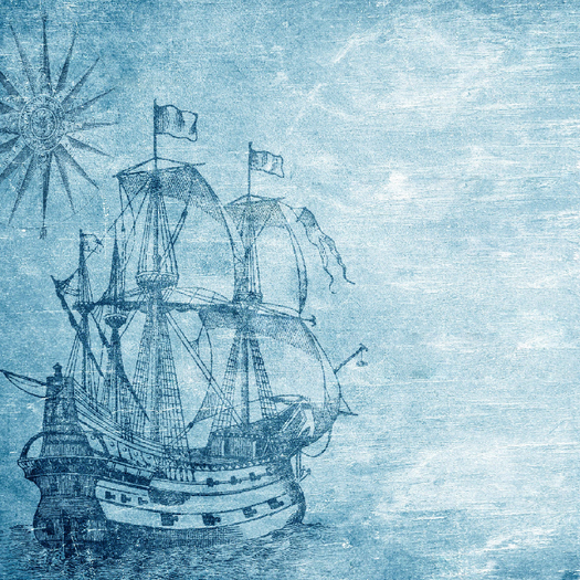 Compass and Ship Set