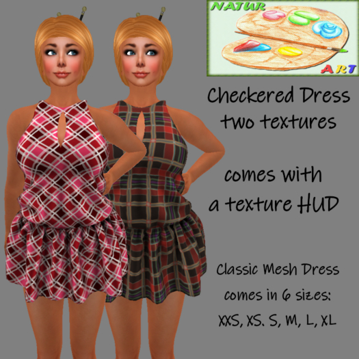 NaturArt  Dress Checkered (with HUD)