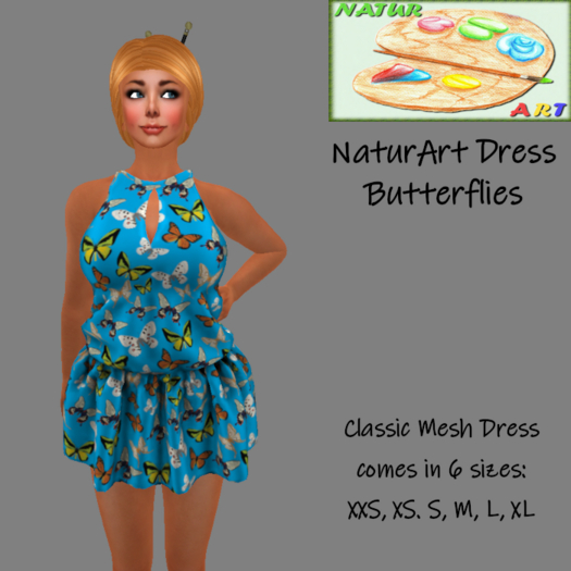 NaturArt  Dress Butterflies