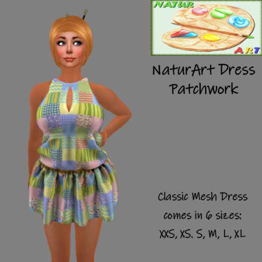 NaturArt  Dress Patchwork