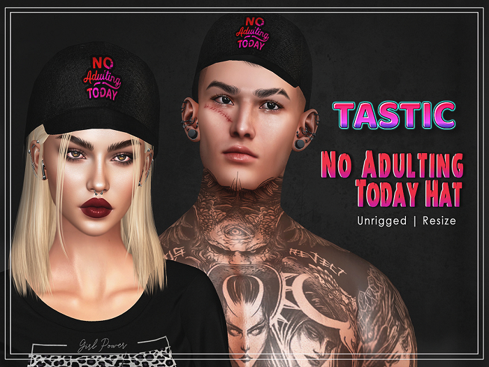 Tastic-No Adulting Today Hat