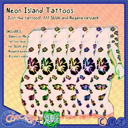 Caecilian - Neon Island Tattoos [Fatpack] (box)