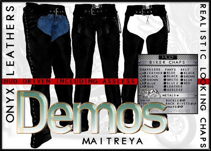 Demos for Maitreya - v2 Multi Options Chaps - Hud Driven