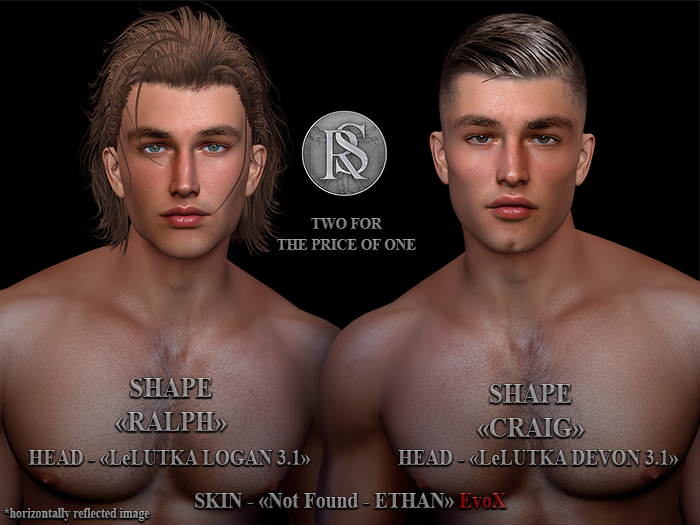 R.STYLE - SHAPE RALPH (LELUTKA LOGAN 3.1) and SHAPE CRAIG (LELUTKA DEVON 3.1)