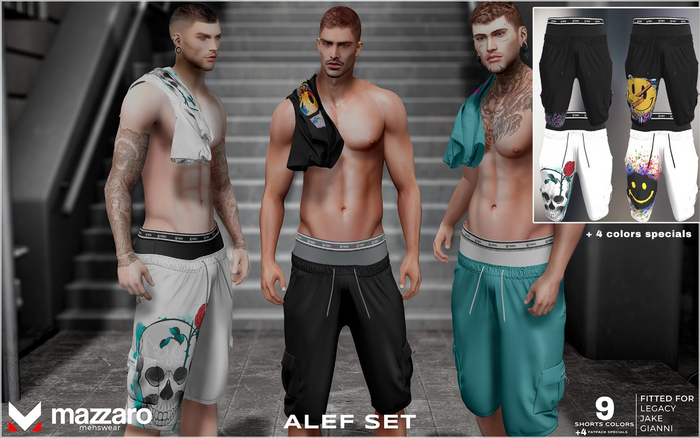[Mazzaro] Alef Shorts - Fatpack (Packed)