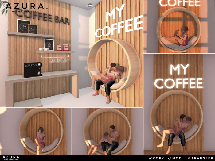 50% off Winter Sale -COFFEE BAR& COFFEE CORNER VOL.01 - BENTO ANIMATION