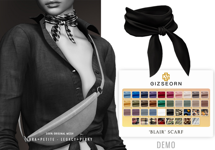GIZ SEORN: 'Blair' Scarf [DEMO]