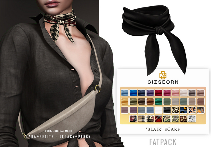 GIZ SEORN: 'Blair' Scarf [FATPACK]