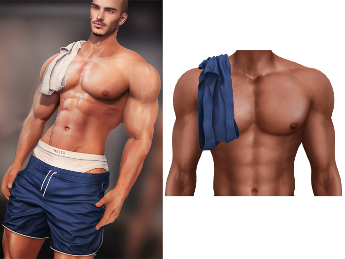 Mossu - Blake Tank Top - Blue