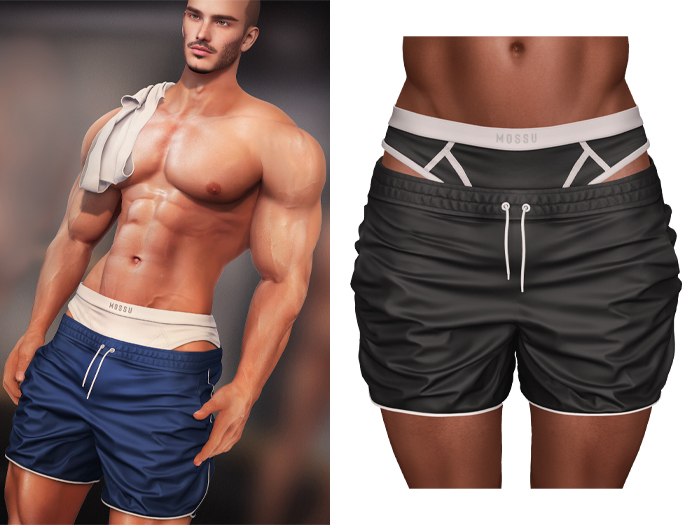 Mossu - Blake Shorts - Gray
