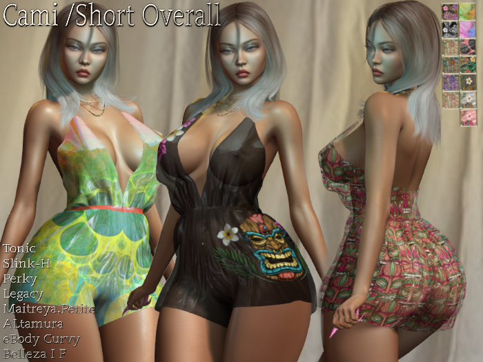 *Cami*080*Short Overall