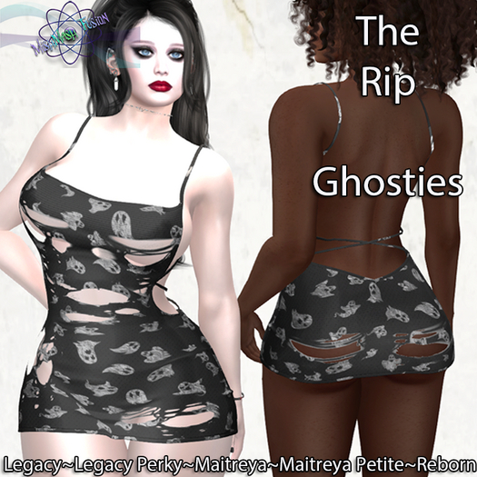 ~*MF*~ The Rip Dress - Ghosties (Add or Rez)
