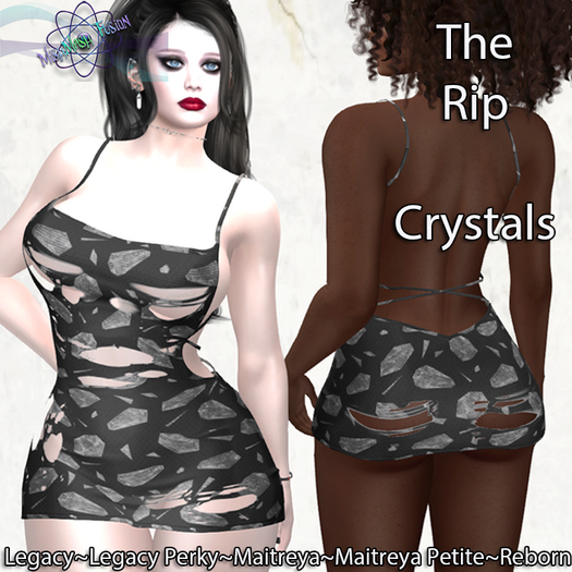 ~*MF*~ The Rip Dress - Crystals (Add or Rez)