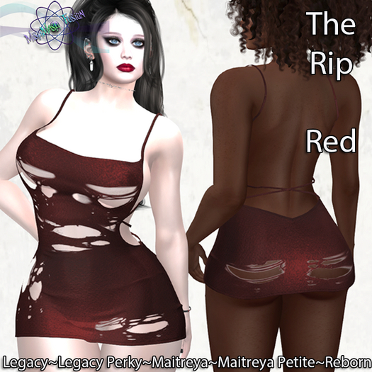 ~*MF*~ The Rip Dress - Red (Add or Rez)