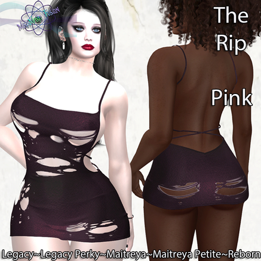 ~*MF*~ The Rip Dress - Pink (Add or Rez)