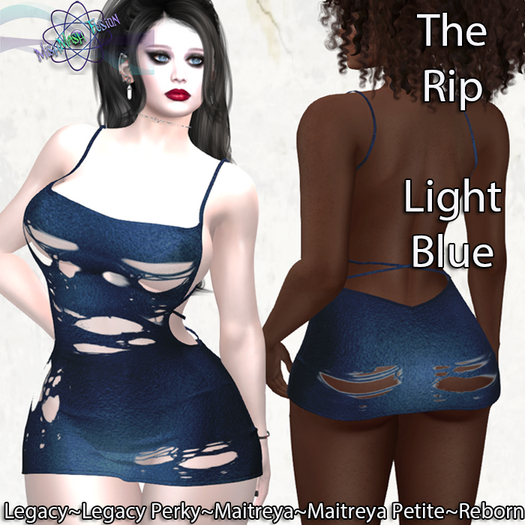 ~*MF*~ The Rip Dress - Light Blue (Add or Rez)