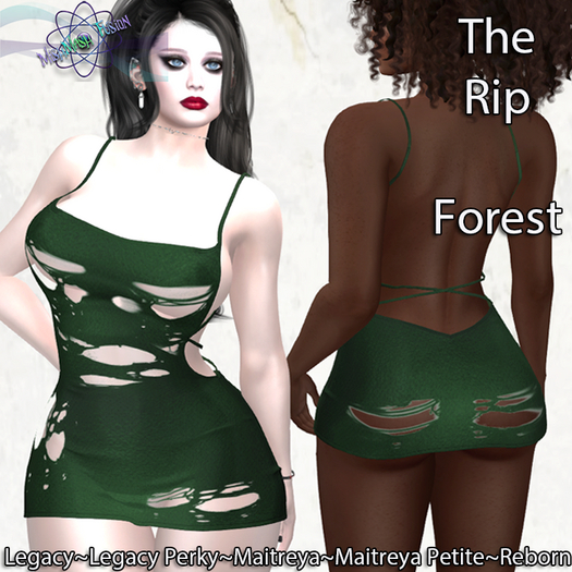 ~*MF*~ The Rip Dress - Forest (Add or Rez)
