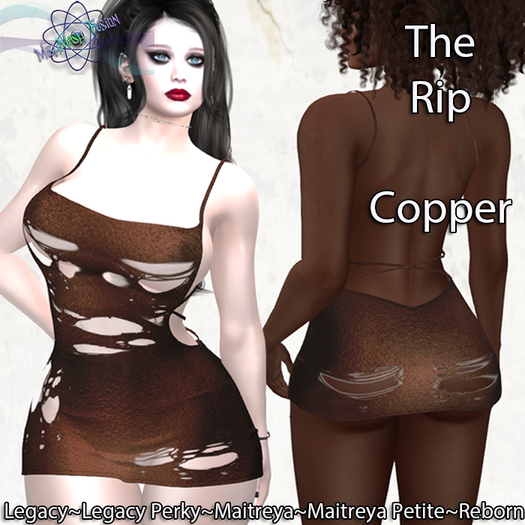 ~*MF*~ The Rip Dress - Copper (Add or Rez)