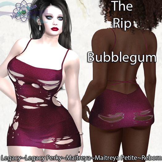~*MF*~ The Rip Dress - Bubblegum (Add or Rez)