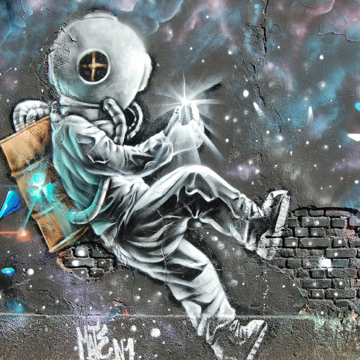 Space Brick Wall
