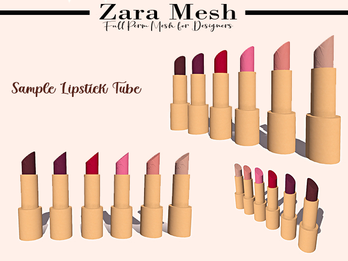 ZM - Accesories - Sample Lipstick Tube - FULL PERM MESH