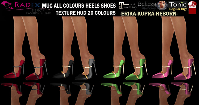 RADEX Mesh  Muc DEMO All Colours Heels Shoes