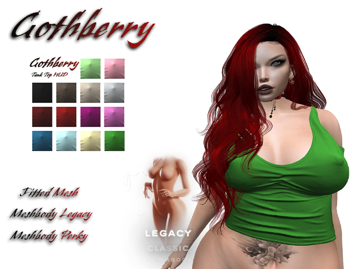 Gothberry - Tank Top Green