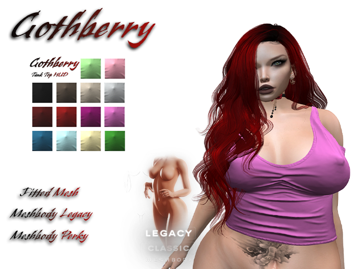 Gothberry - Tank Top Pink
