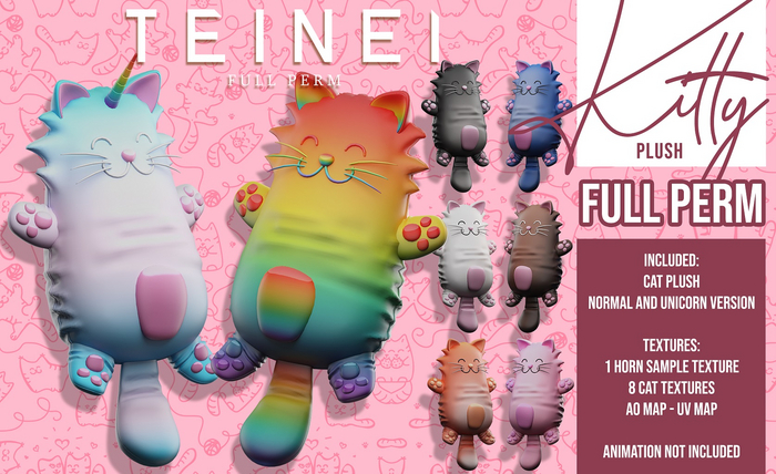 TEINEI - KITTY PLUSH - FULL PERM
