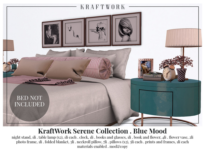 KraftWork Serene Collection . BLUE MOOD
