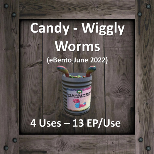 DFS Candy - Wiggly Worms (eBento June 2022) (DFS - Texture Only