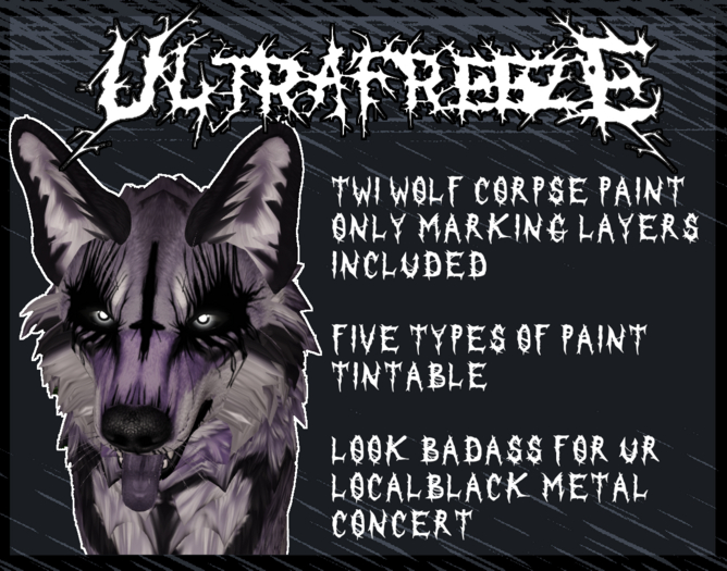 [ULTRAFREEZE] TWI Wolf Corpse Paint [Add]