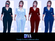 4 Lace Patterns Co-Ord Outfit