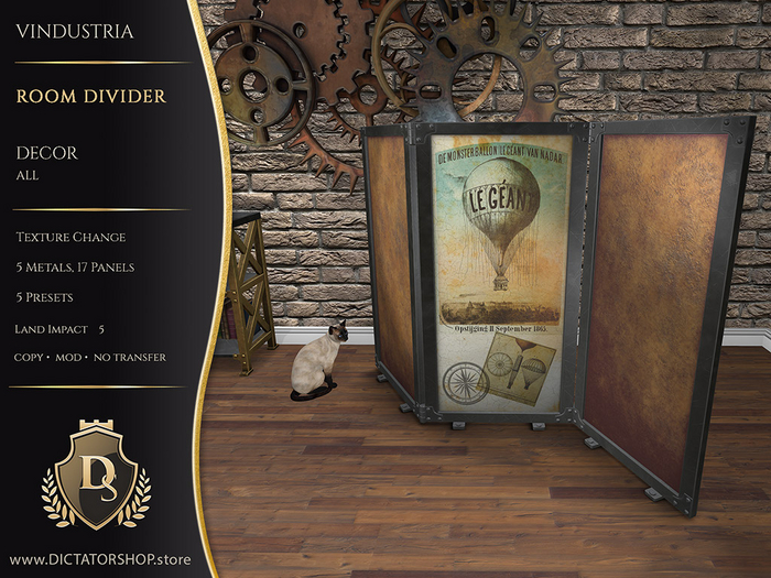 [Ds] Vindustria - Room Divider Decor