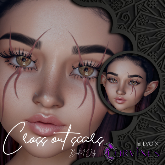 Cross Out Eye Scar ~Corvines~